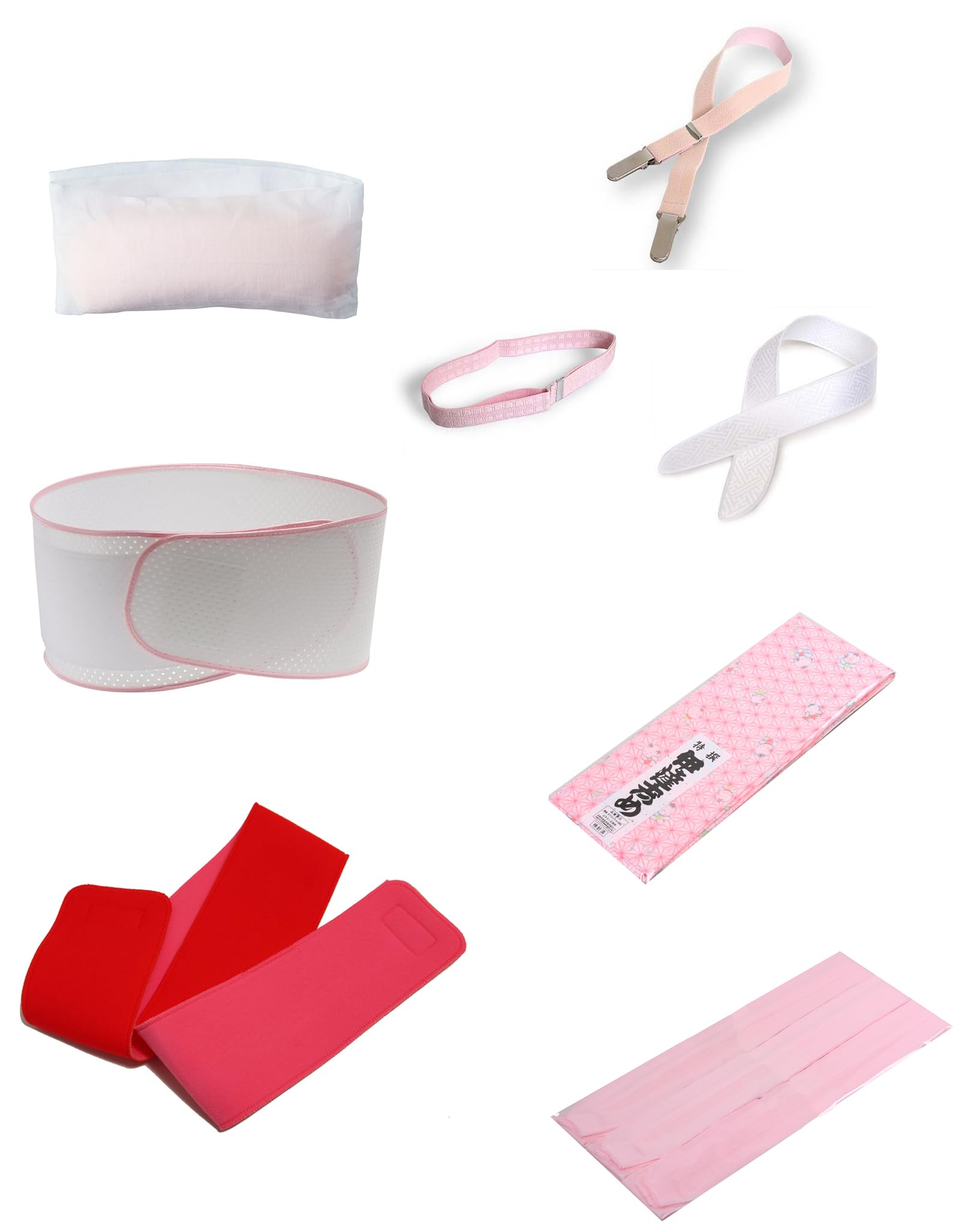 

[Hasegawa] Kurutto Obi Core, 10-Piece Kimono Dressing Accessories Set