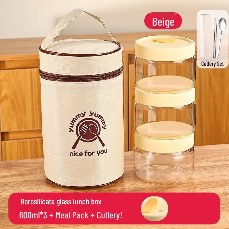 ZISIZ Glass Food Storage Container