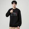 Li Ning Casual Fashion Logo Versatile Comfortable Round Neck Pullover Loose Sweatshirt Unisex Sweatshirt AWDUH61-1