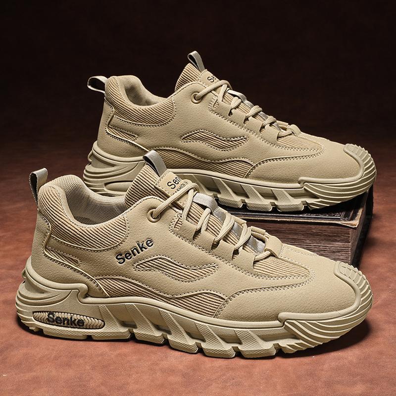 

Четыре сезона низкие ретро обувь для охраны труда на открытом воздухе платформа нескользящая влагозащитная обувь модный тренд мужская повседневная обувь мужская обувь 44 хаки