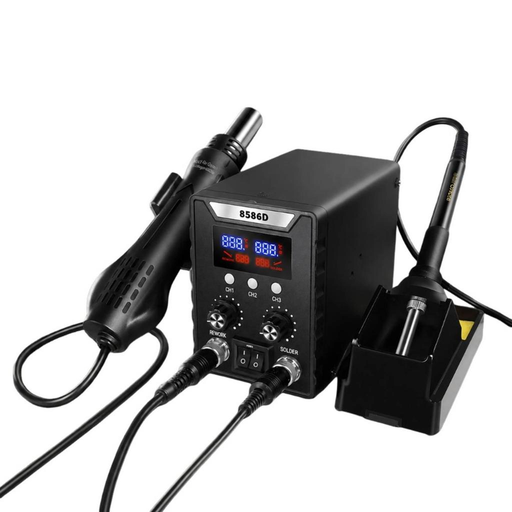 2in1 Air Rework Soldering Station Separate Control Repair TwoModeFunction
