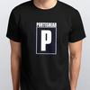 Unisex Shirt Cotton Oversize Large Size Portishead: Nova S-4xl, Cores: Preto E Branco