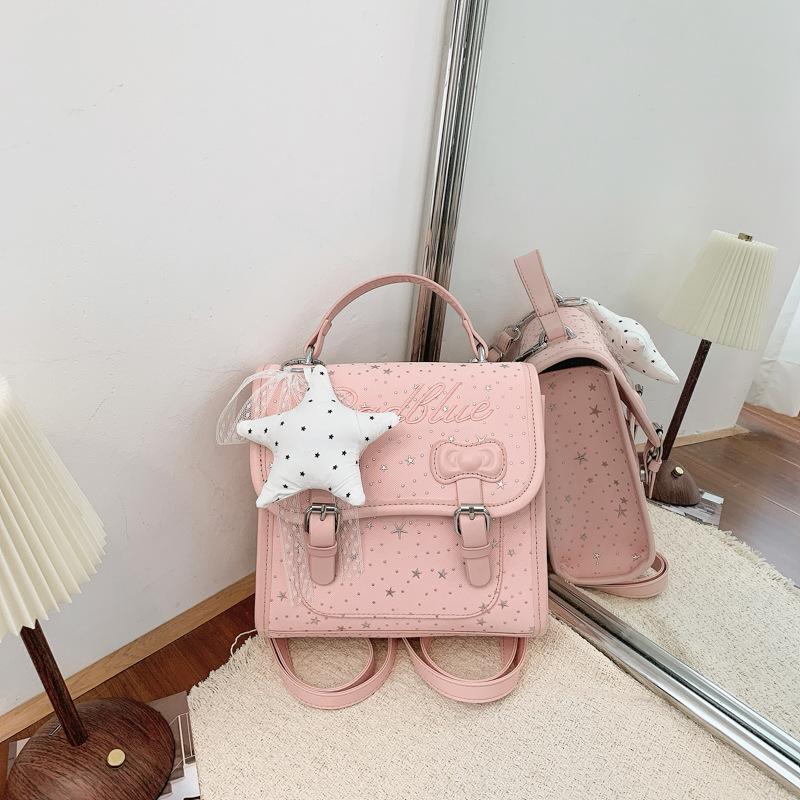Schoolbag British style casual sweet wind backpack women's fashion simple handbag student travel small backpack