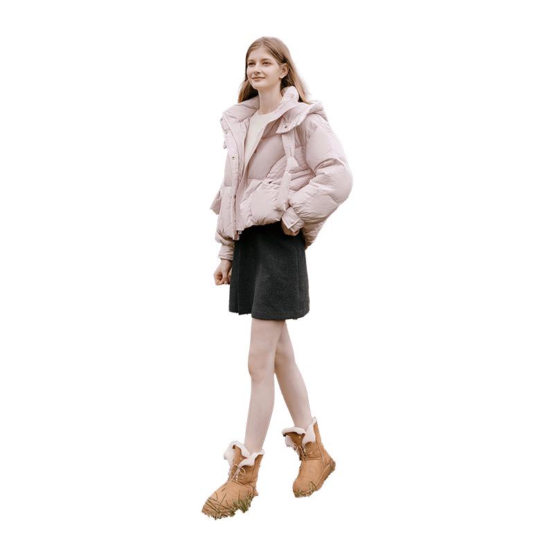 Xiangying Women s Hooded Down Puffer Jacket XL