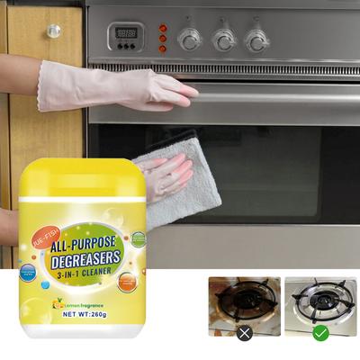 JUE-FISH Multipurpose Degreaser for Kitchen Stoves Kitchen Utensils Range Hoods Oil Stains Dirt Heavy Oil Stains Cleaning Agents
