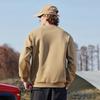 JEEP Men's Silk Blend Embroidered Pullover Sweatshirt