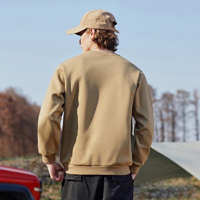 JEEP Men's Silk Blend Embroidered Pullover Sweatshirt