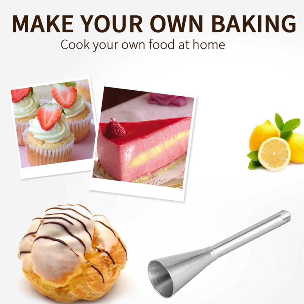Cake Small Multifunctional Tip Pastry Cream Nozzle Baking Tool Piping Tube Household Kitchenware Wide Application