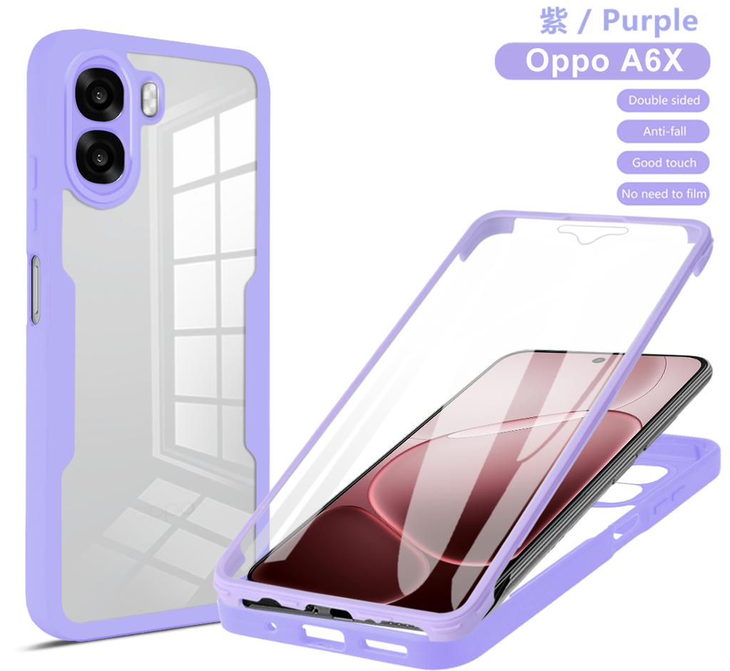 Full Body Protection Shockproof Case for OPPO A6x A6k A6t A6 5G Protective Cover Screen Protector Fundas Coque