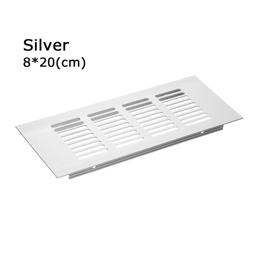 8 Sizes Aluminum Alloy Cabinet Air Vent Ventilator Grille Decor Cover Closet Shoe Wardrobe Mesh Hole Cover Hardware Daily Tools