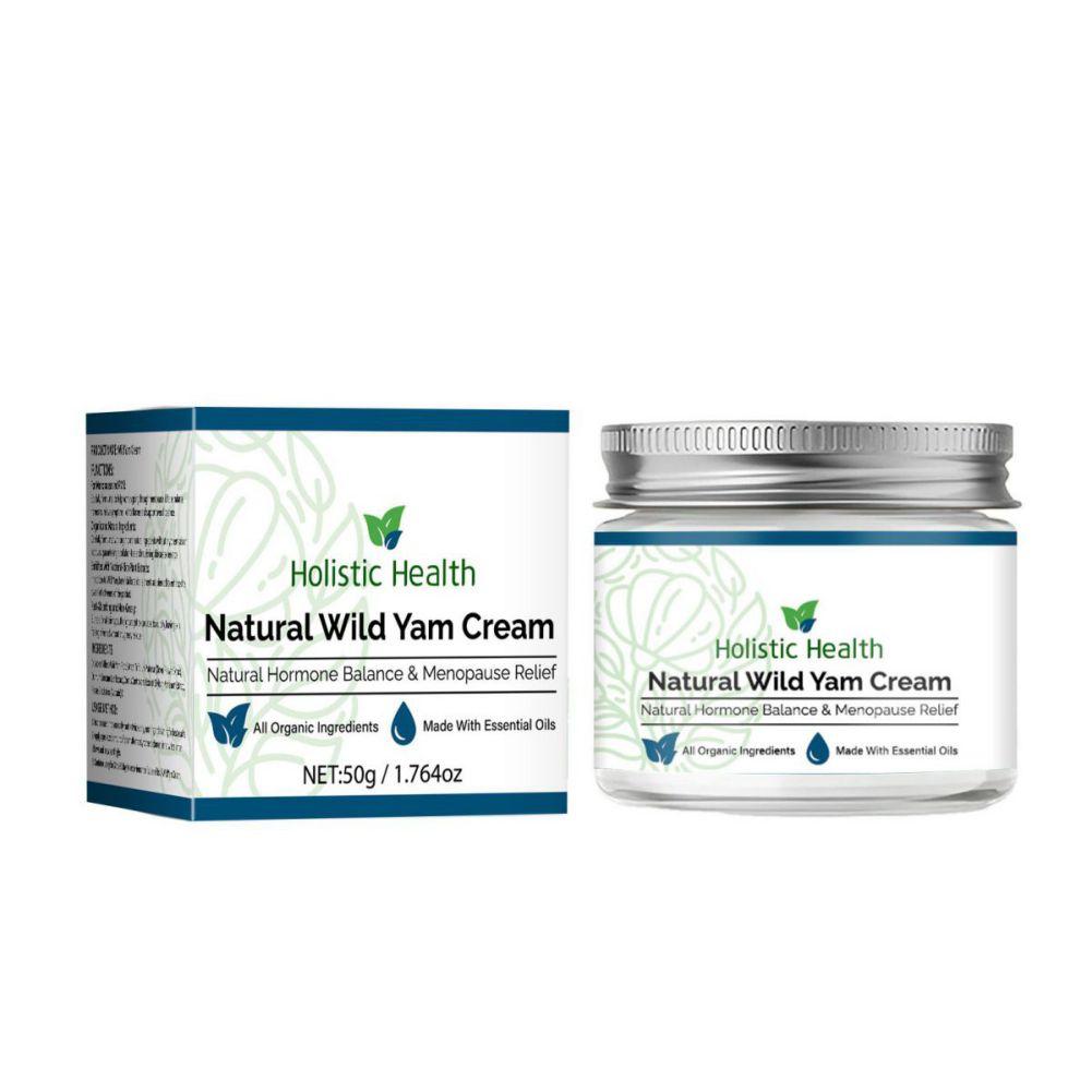 

Natural Wild Yam Cream Hormone Balance Menopause Relief Hydrates and Moisturizes