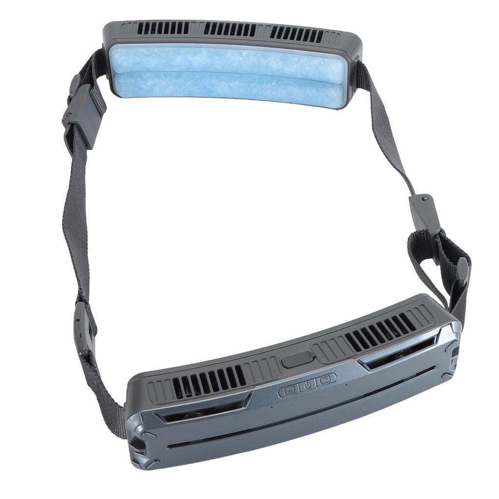 Wearable Waist Fan Multifunctional 3 Speeds Adjustable Ice Compress Efficient Wide Angles Belt Fan for Outdoor Sports
