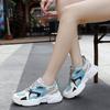 Summer Breathable Sports Shoes with Thick Sole and Increased Height for Women Breathable Small Size Women's Shoes