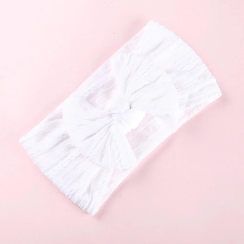 New Baby Headband Child Bowknot Headwear Cables Turban for Girl Hairbands Kids Elastic Bow Headwrap Infant Baby Hair Accessories