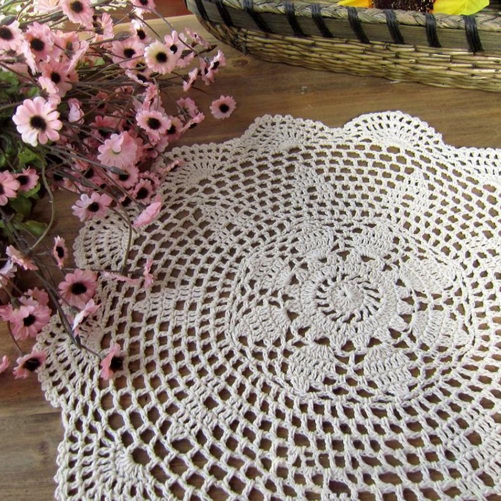 Table Cloth Mat Countryside Vintage Crochet Doily Mats