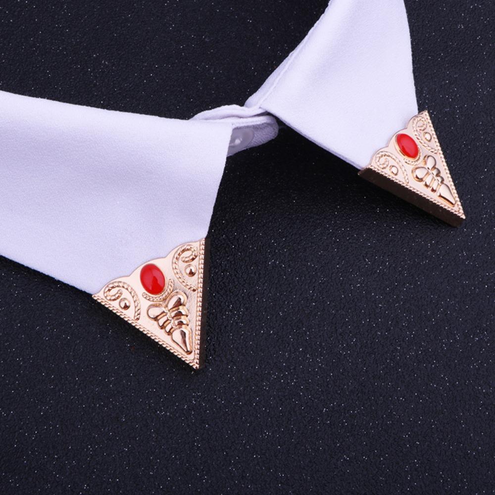 1pcs Clothes Decorative Men's Collar Pin Corner Emblem Shirt Collar Clip Women