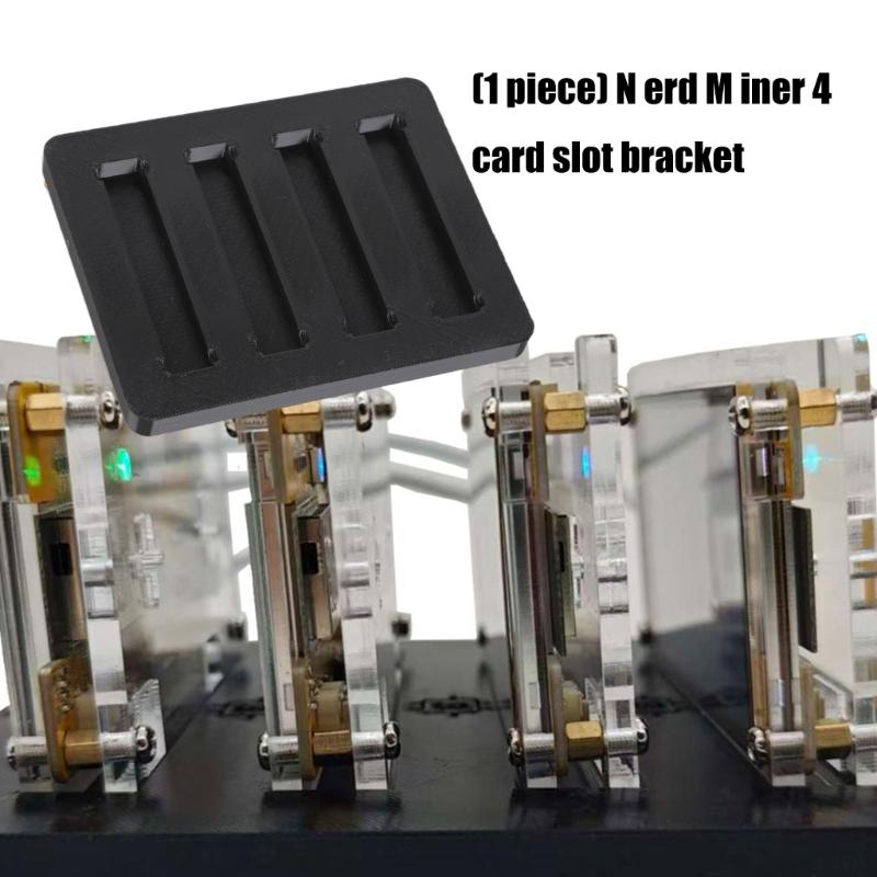 2.8inch 4 Slots Base Bracket for Bitcoins NerdMiner NMMiner 4 Slot Plastic Holder For Quick Assembly
