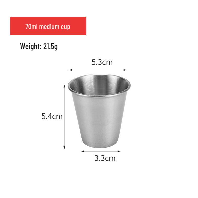 Stainless Steel Outdoor Logo Beer Mug - Single Layer Camping Juice Water Cup