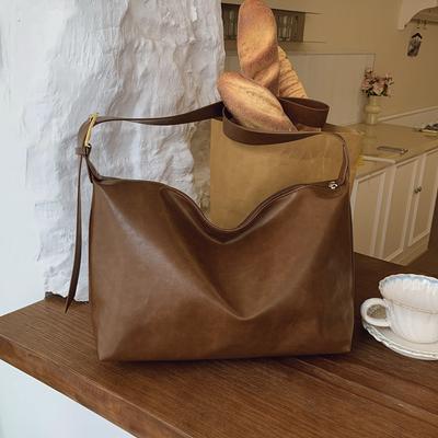 Large Capacity Tote Bag Autumn and Winter New Versatile Commuter Shoulder Underarm Bag Premium Texture Handbag