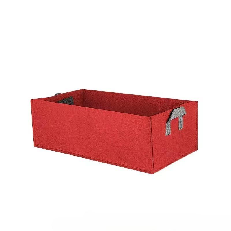 

Multi sized garden planting bag with handle, suitable for vegetables, flowers, and seedlings, outdoor flower pots червоний