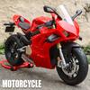 1/9 Ducatis V4S Panigale Alloy Die Cast Motorcycle Model Toy Vehicle Collection Carrying Lighting Off Road Autocycle Toys Car