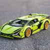 Hochschwieriges Erwachsenen-Modellauto-Bauspielzeug für Männer und Frauen, kompatibel mit Lego Lamborghini