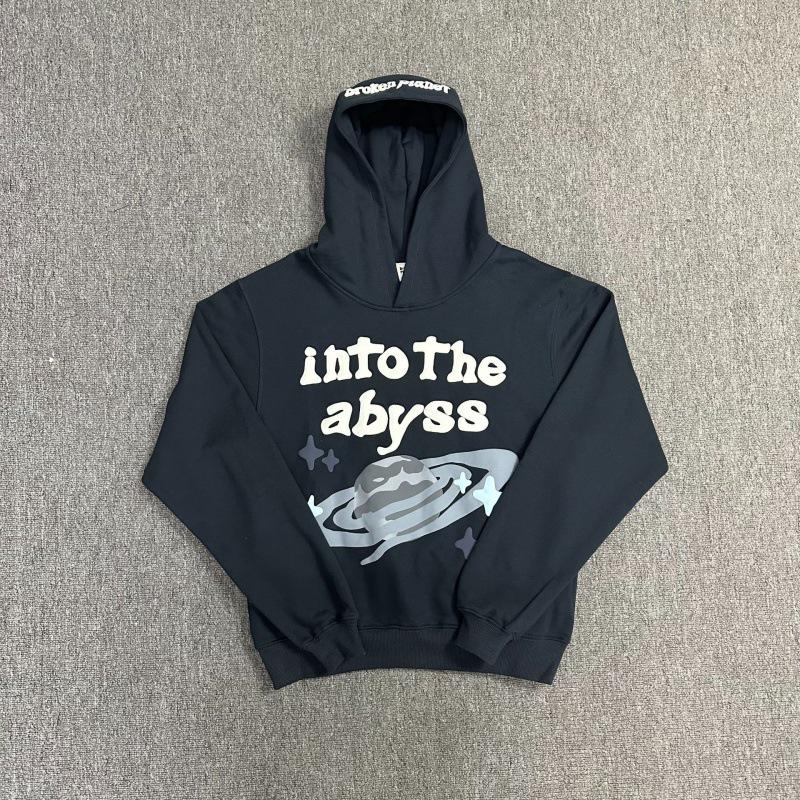 American Trendy BROKEN PLANET MARKET Fleece-lined Hoodie for Men & Women - Autumn/Winter Collection