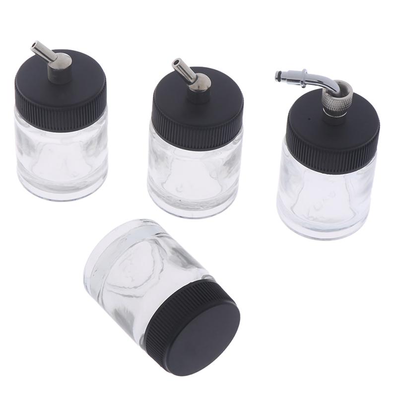 22Cc Airbrush Paint Glass Bottle Jar Suction Lid Spray Pot Drawing Nail Art Tool