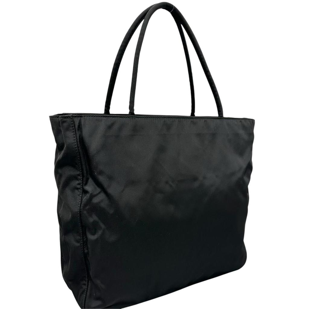 PRADA Triangular logo B8489 Tote Bag black Women used