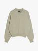 Basic Pocket Zip-Up Cardigan Soft Green