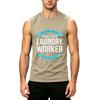 Men's Sleeveless Casual Tank Top Muscle Shirt Printed Workwear Summer Lightweight Workout Gym Tee