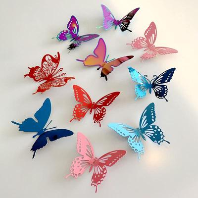 Bunte Metall-Schmetterling-Hängedekoration für Kindergarten, Einkaufszentrum, Schmuckgeschäft oder pastoralen Korridor