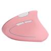 Vertical Mouse USB Wireless Office Gaming Rechargeable Computer Accessories H1 2.4GPink
