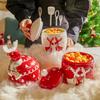 Creative Elk-shaped Ceramic Storage Jar Snack Storage Jar Ceramic Jar Christmas Storage Box Decoration Kitchen Storage Supplies