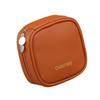 Soft Leather Jewelry Travel Pouch Pull Cord Closure System For Organizing Necklaces Earrings Bracelets  Storage Box