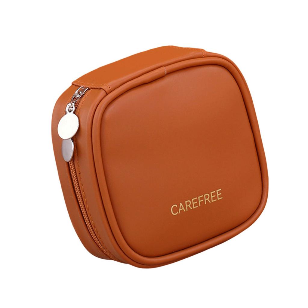 Soft Leather Jewelry Travel Pouch Pull Cord Closure System For Organizing Necklaces Earrings Bracelets Storage Box