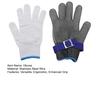 Stainless Steel Cut Resistant Gloves Oyster Shelled Gloves A9 Protection Level Mitt for Shucking Glass Handling And Industrial Use
