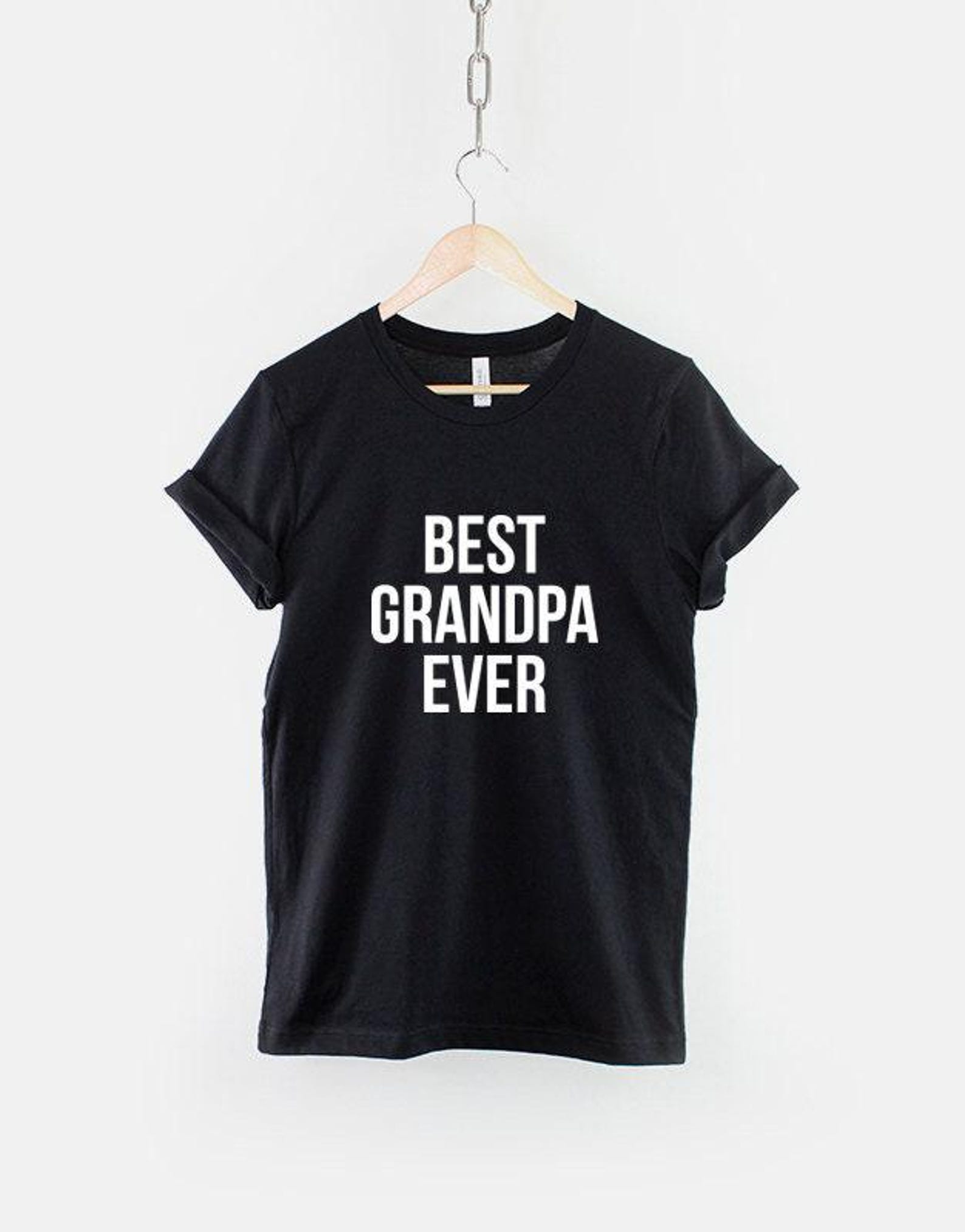 Best Grandpa Ever Shirt, Retro Grandpa T Shirt, Grandfather Gift from Grandkids, Vintage Family Graphic Tee XL