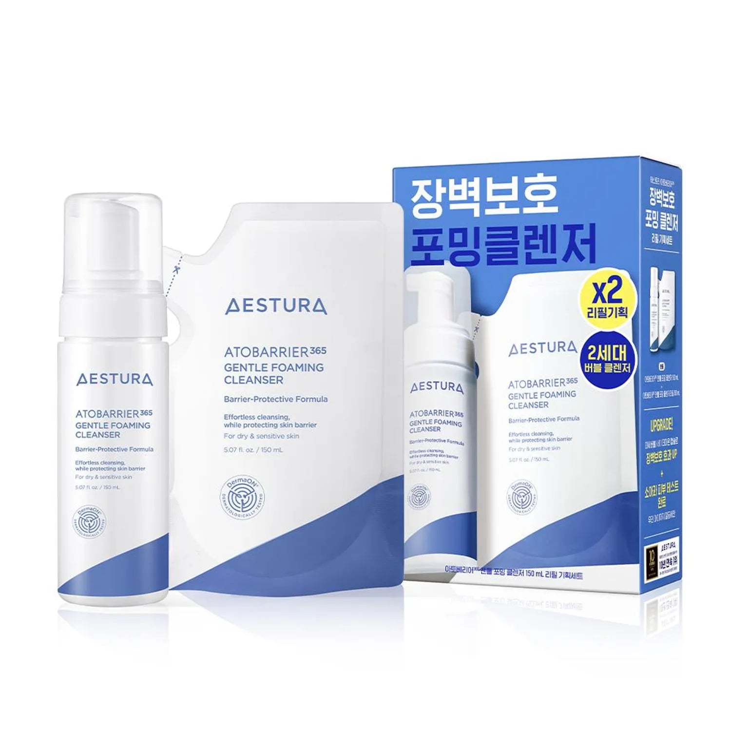 AESTURA Atobarrier 365 Foaming Cleanser 150ml Refill Set 150ml