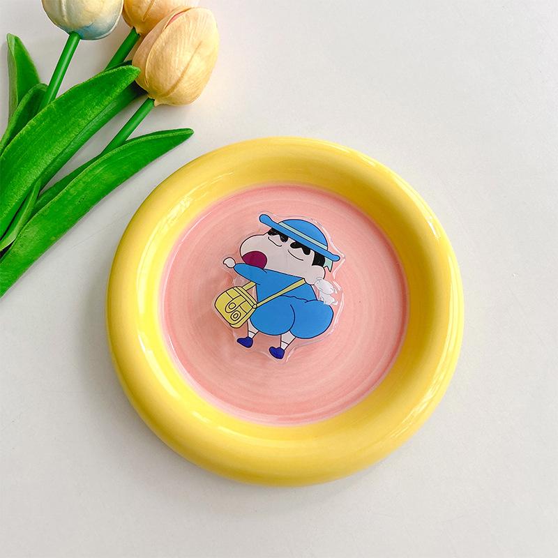 Cartoon Xiaoxin Cute Airbag Mobile Phone Holder Back Sticker Retractable Acrylic Desktop Watching Drama Support Frame Niche