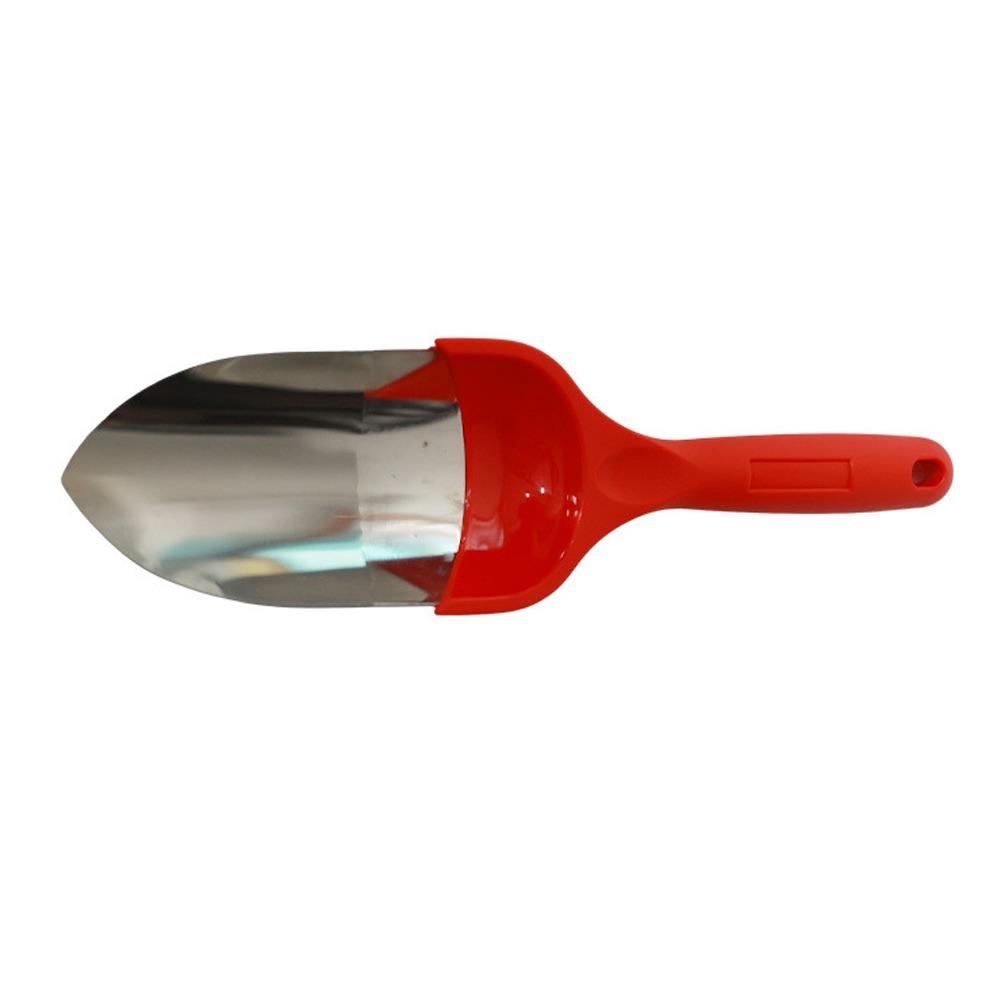

Heavy-Duty Hand Shovel Thickened Planting Shovel Horticultural Tool Garden Trowel Flower Planting Round Red