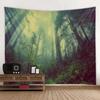 Primitive Forest Wooden Bridge Wall Hanging Office Living Room Tapestry Home Wall Decoration Tapestry