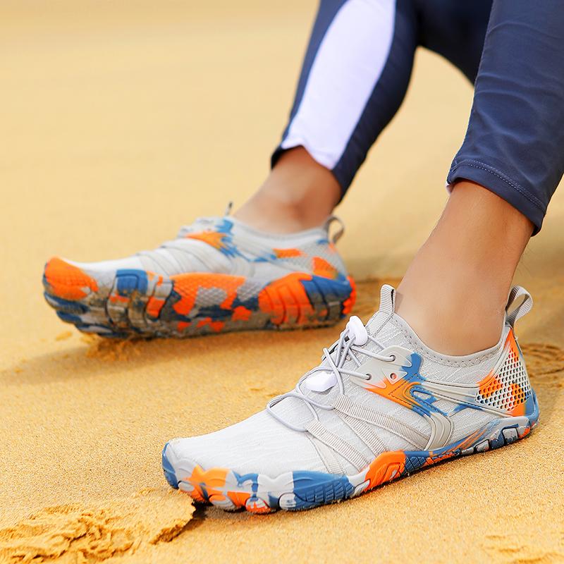 Beach Barefoot Wading Sneakers Unisex Quick Drying Aquatic Shoes for Sea Pool Water Sports Surfing Fishing Size 35-46
