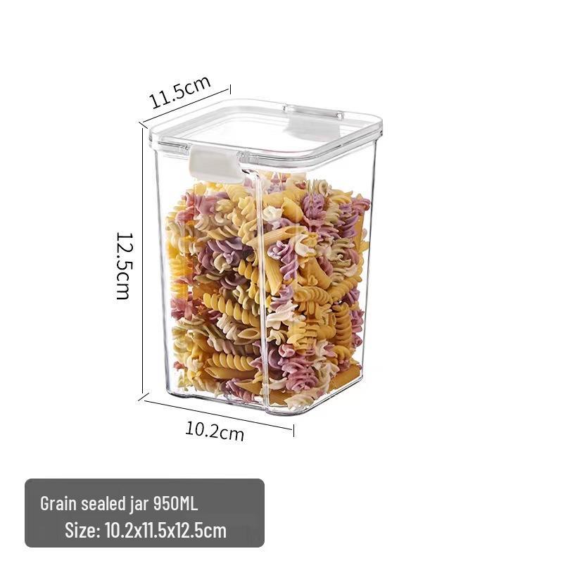 Floral Tea Box: Airtight 460ml Plastic Container with Four Compartments for Fresh, Food-Grade Storage.