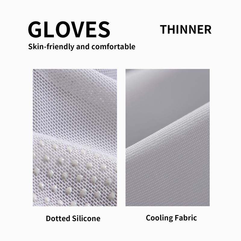 Unisex UV Protection Sunblock Gloves - Women Man Full Finger Sunscreen Gloves Touchscreen Gloves for Driving Hiking Riding