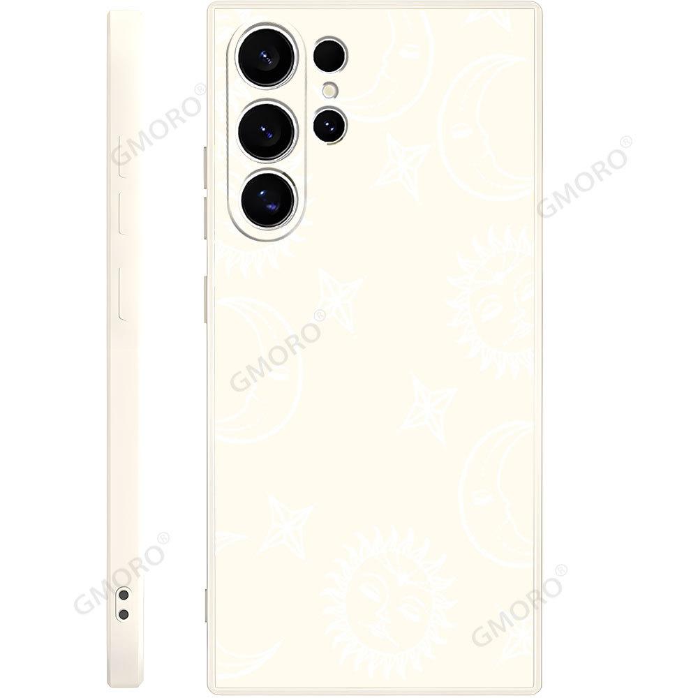 Amazon Hot Sale Sun Moon Star Samsung S25plus Silicone Soft Case GalaxyS26edge Mobile Phone Case