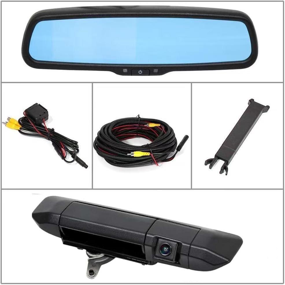 4.3-Inch LCD Rearview Mirror Display and Reversing Camera for 2005-2014 Toyota Tacoma