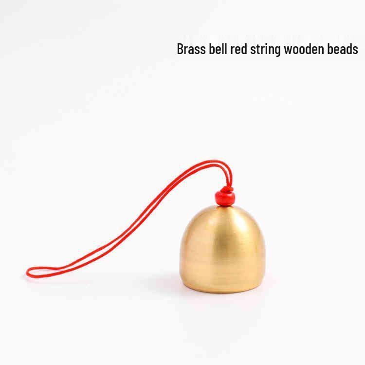 Brass and Copper Wind Chime DIY Accessories with Clapper - Small Metal Christmas Bells