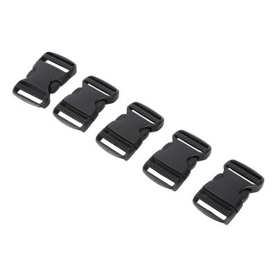 5Pcs Quick Release Buckle Plastic Dual Adjustable Strap Buckles Replacement DIY Craft for Backpack