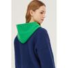 Benetton Color Block Hooded Knit Zip Up Bakca1511